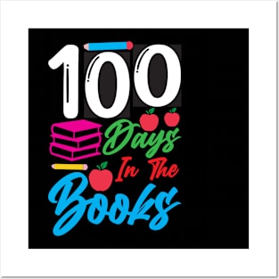 100 Days In The Books Posters and Art